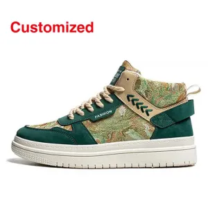 حذاء رياضي كاجوال بتصميم جديد للرجال مع شعار . New Design Men's Casual Sneakers with Custom Logo