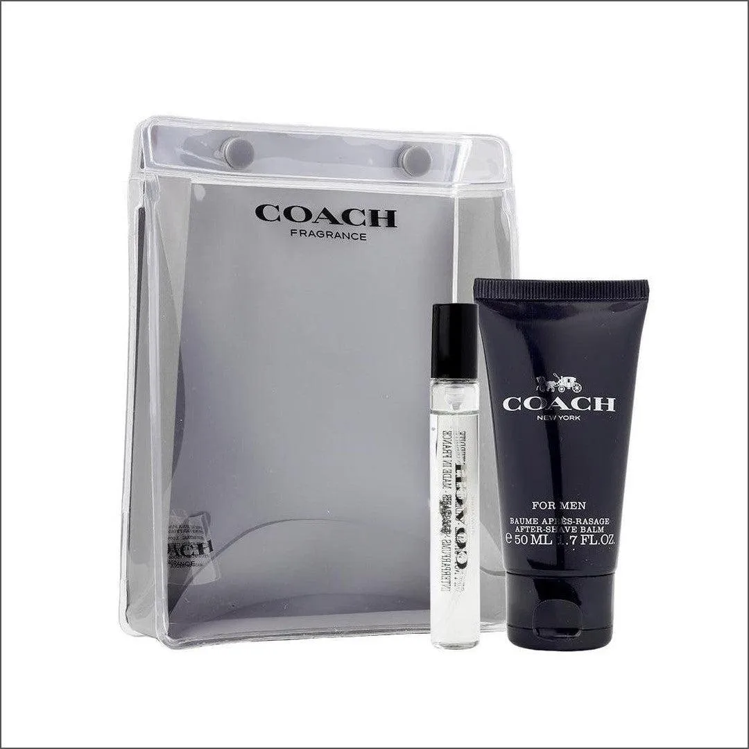 Coach Gift Set Eau De Toilette 7.5ml   50ml After Shave Balm