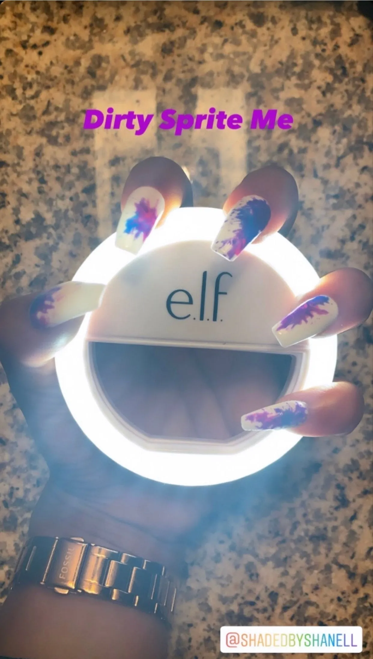 Dirty Sprite for Two at The Eiffel Tower | 20 NAILS PRESS-ON SET