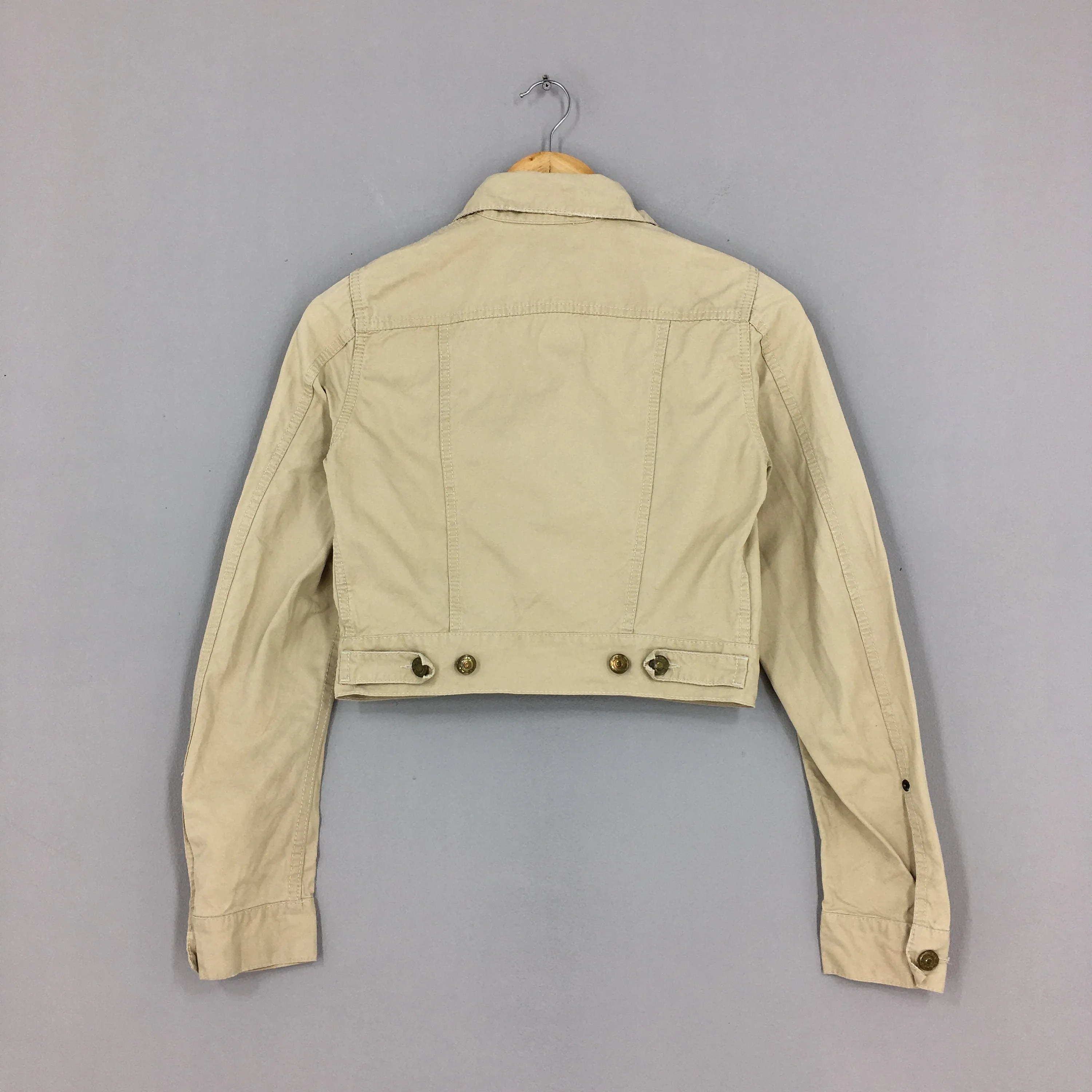 Dsquared Crop Top Women Denim Jacket Small