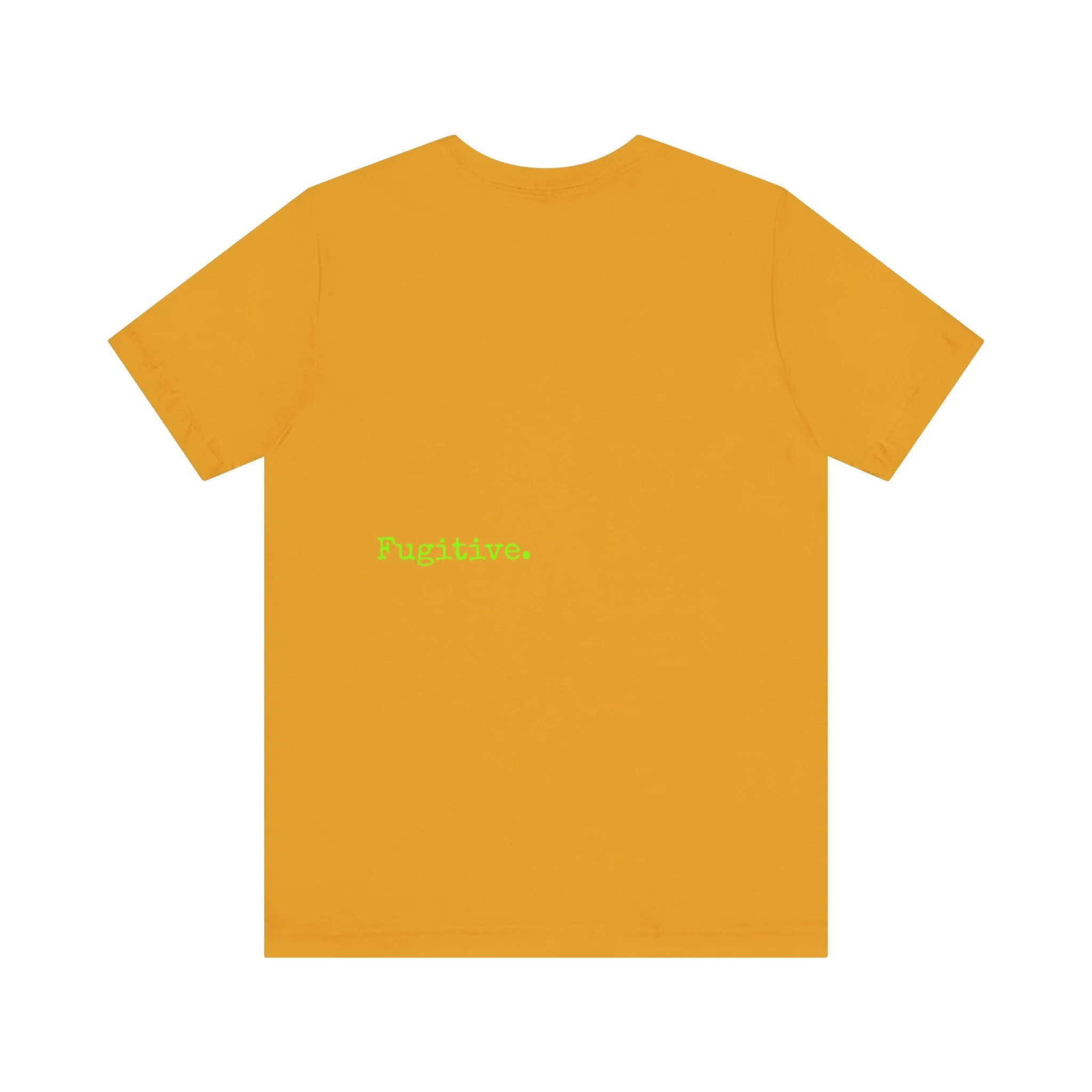 Fugitive Neon Lime Skull Tee - Unisex Jersey Short Sleeve T-Shirt