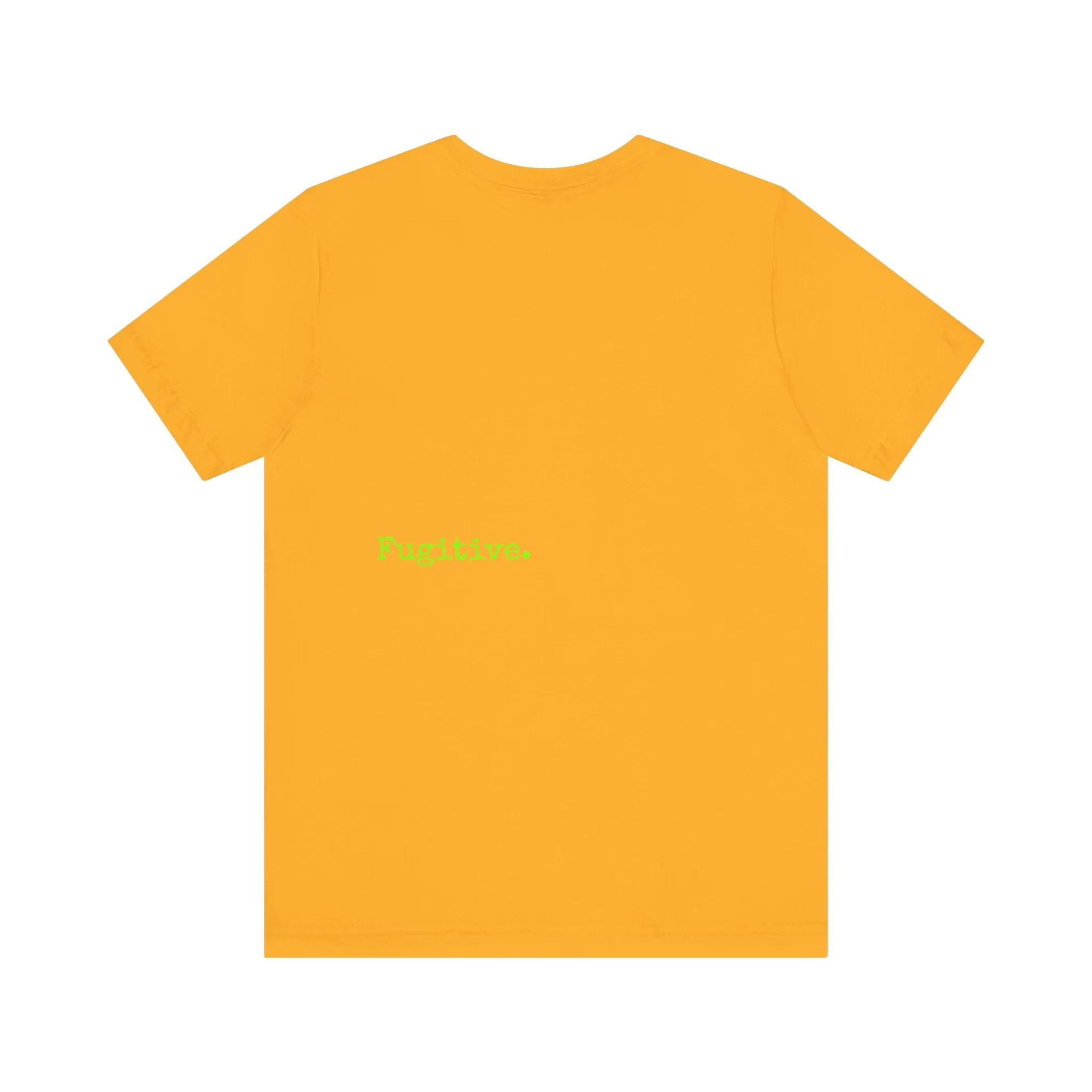 Fugitive Neon Lime Skull Tee - Unisex Jersey Short Sleeve T-Shirt