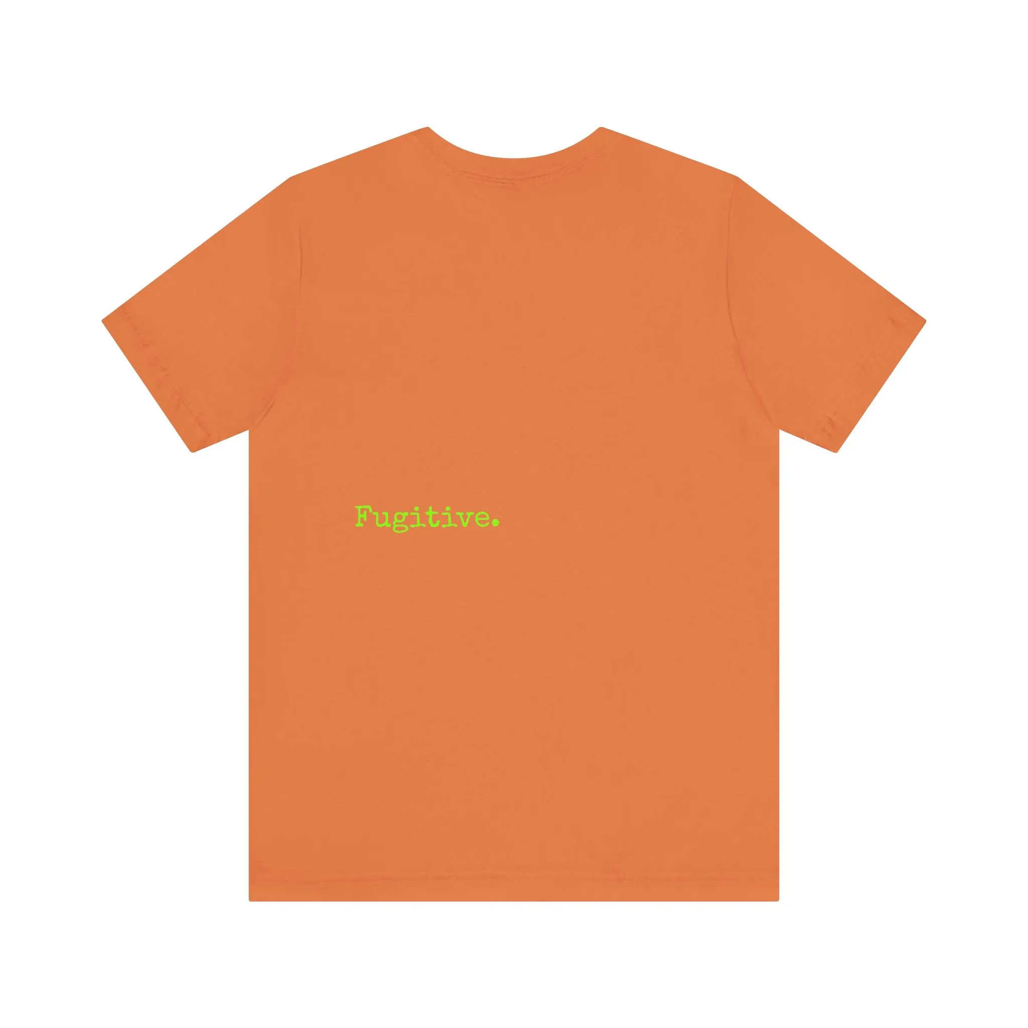 Fugitive Neon Lime Skull Tee - Unisex Jersey Short Sleeve T-Shirt