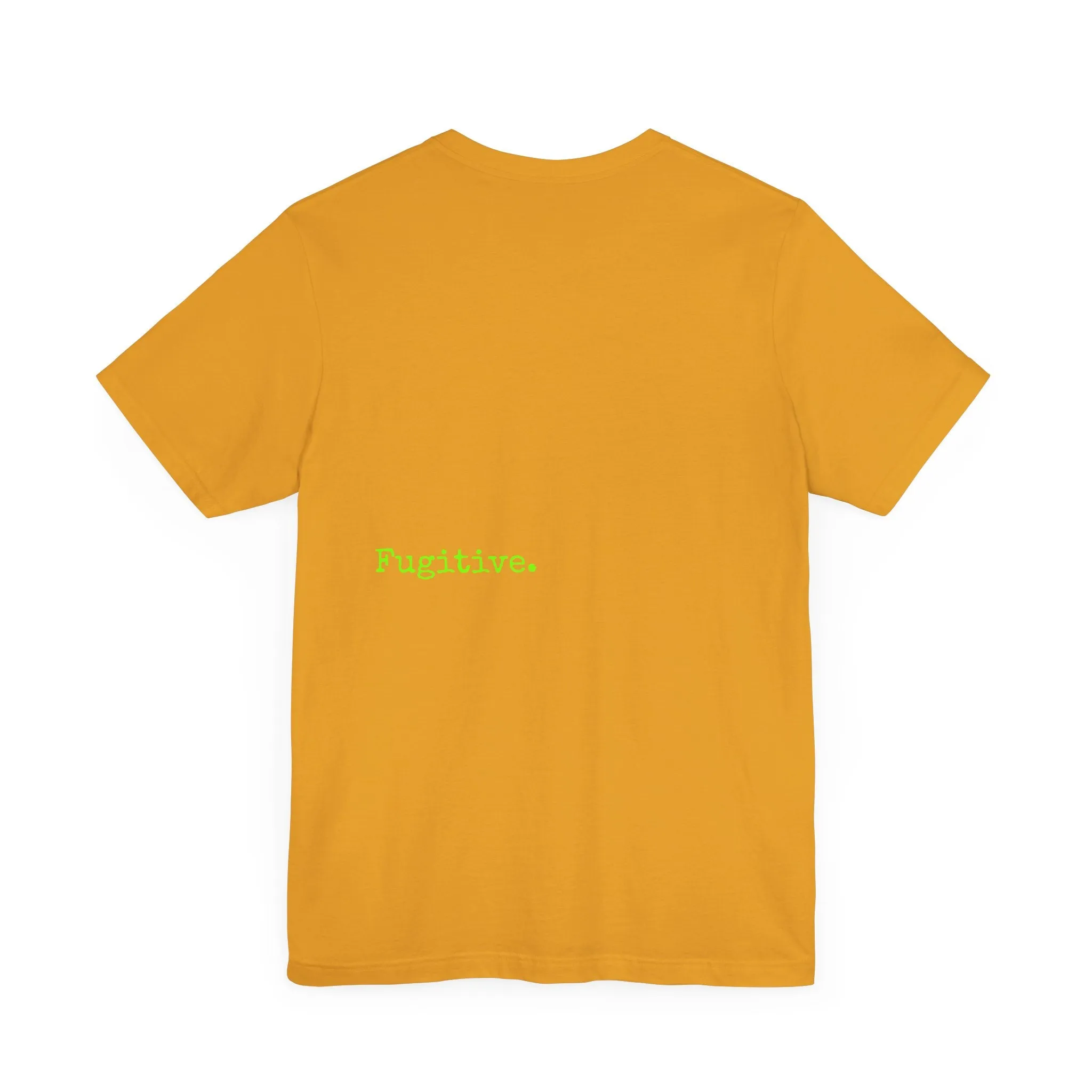 Fugitive Neon Lime Skull Tee - Unisex Jersey Short Sleeve T-Shirt