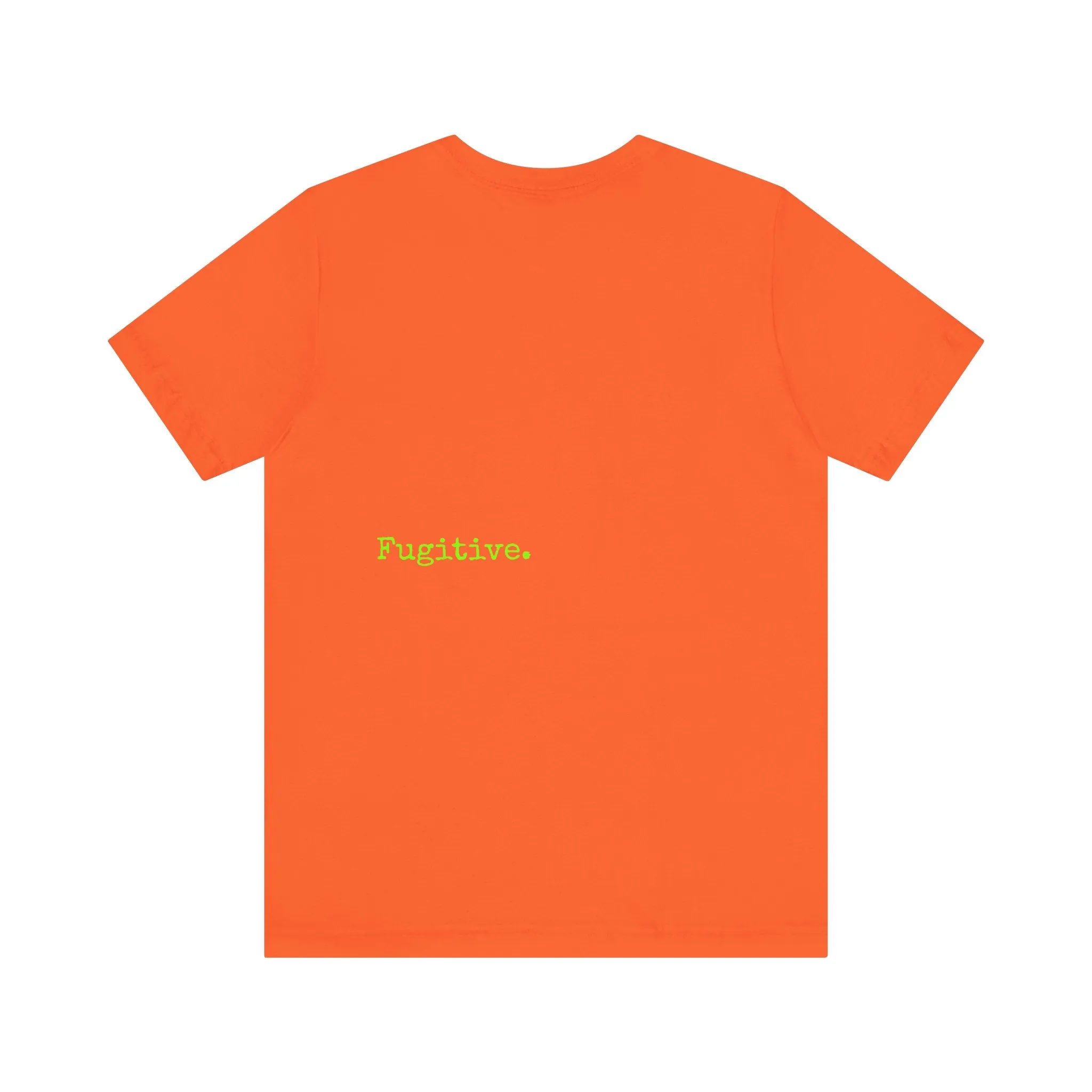 Fugitive Neon Lime Skull Tee - Unisex Jersey Short Sleeve T-Shirt