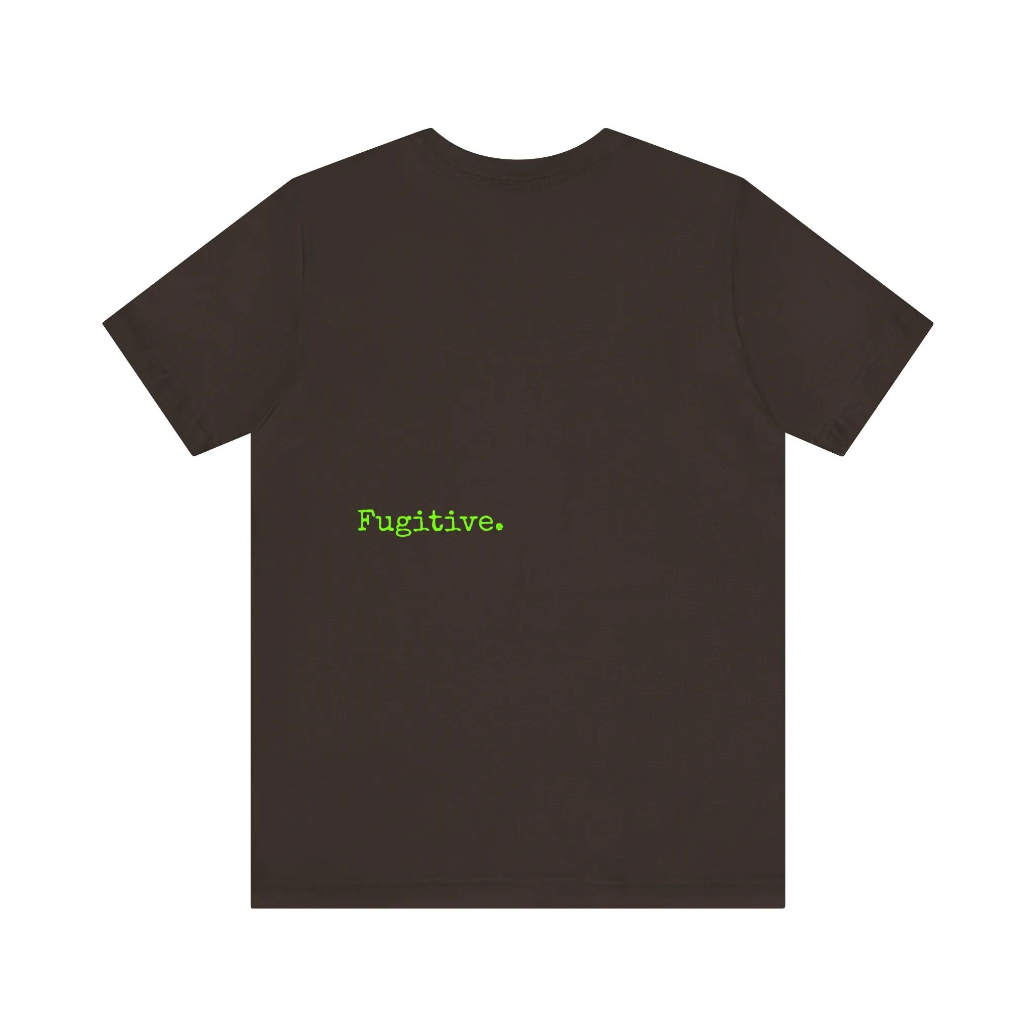 Fugitive Neon Lime Skull Tee - Unisex Jersey Short Sleeve T-Shirt