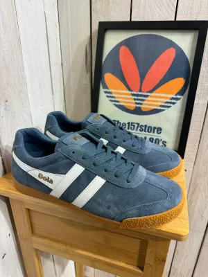 Gola Classics Harrier Suede Trainers - Baltic Blue