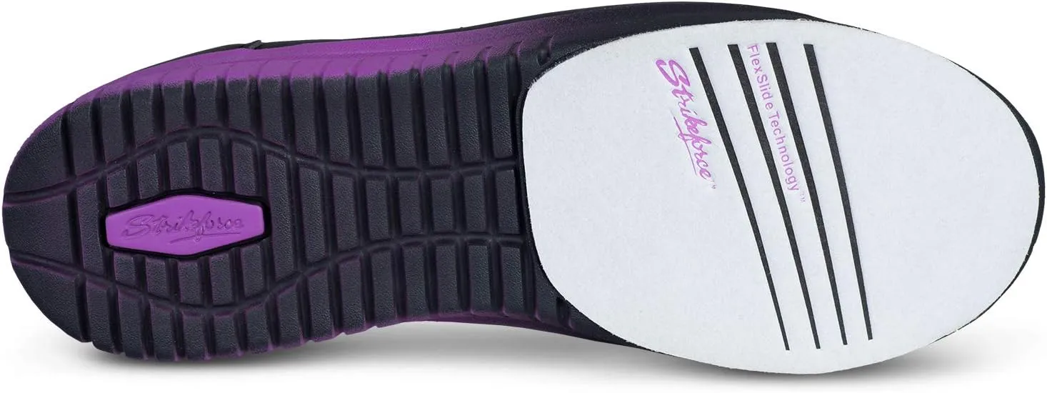 KR Strikeforce Jazz Black/Purple Lightweight Women's Bowling Shoe with Comfort Fit Technology