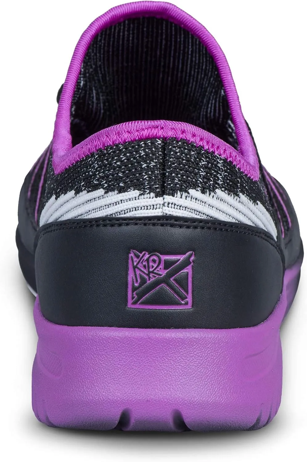 KR Strikeforce Jazz Black/Purple Lightweight Women's Bowling Shoe with Comfort Fit Technology