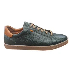 Lacuzzo Luxury Italian Leather Trainers Green