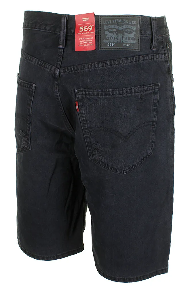 Levi's Men's 569 Loose-Fit Straight Denim Jean Shorts