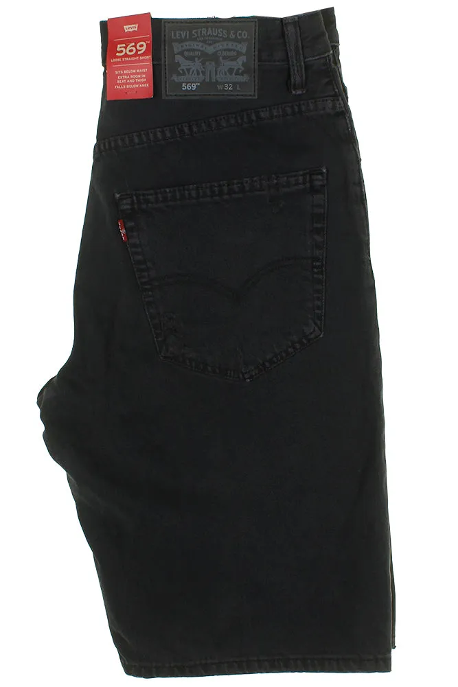 Levi's Men's 569 Loose-Fit Straight Denim Jean Shorts