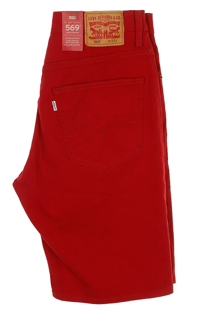 Levi's Men's 569 Loose-Fit Straight Denim Jean Shorts