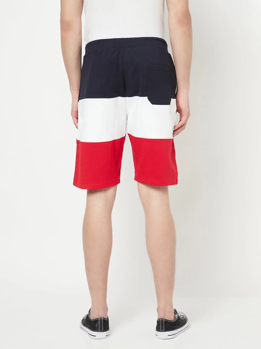 Multi Colourblocked Sports Shorts