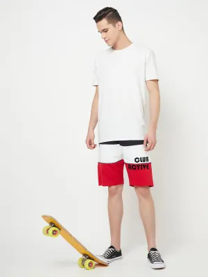 Multi Colourblocked Sports Shorts