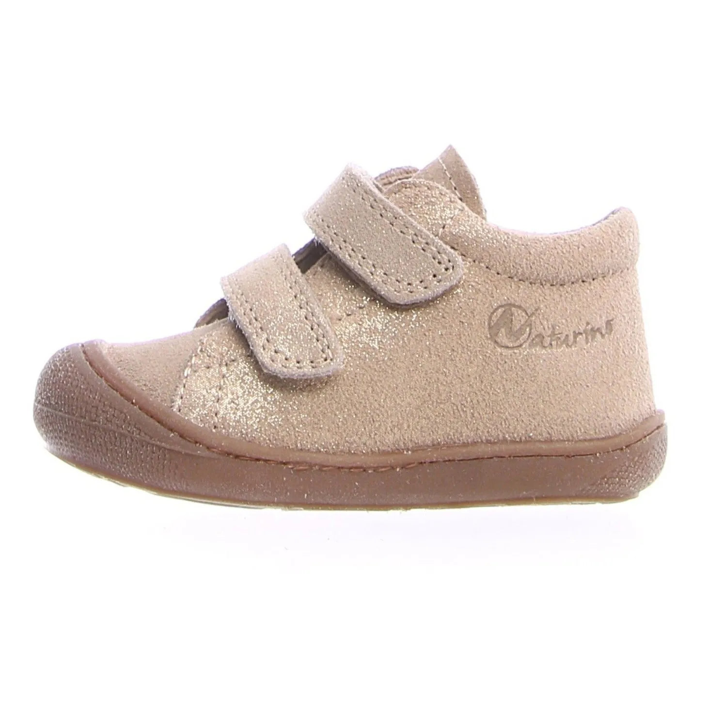 Naturino Girl's Cocoon Vl Vel.Glitter Sneakers - Platinum