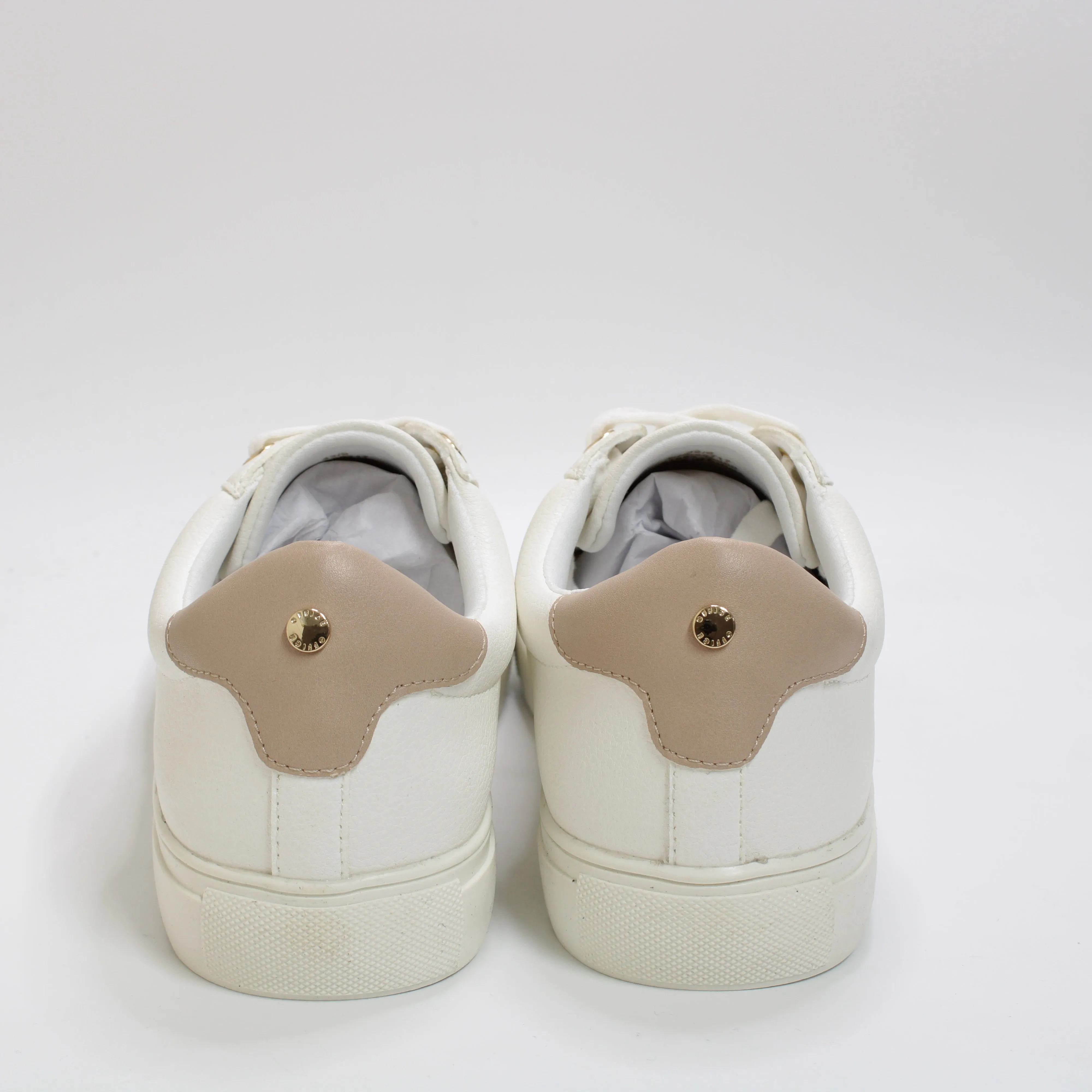 Office Tammy Star Detail Lace Up Trainers White
