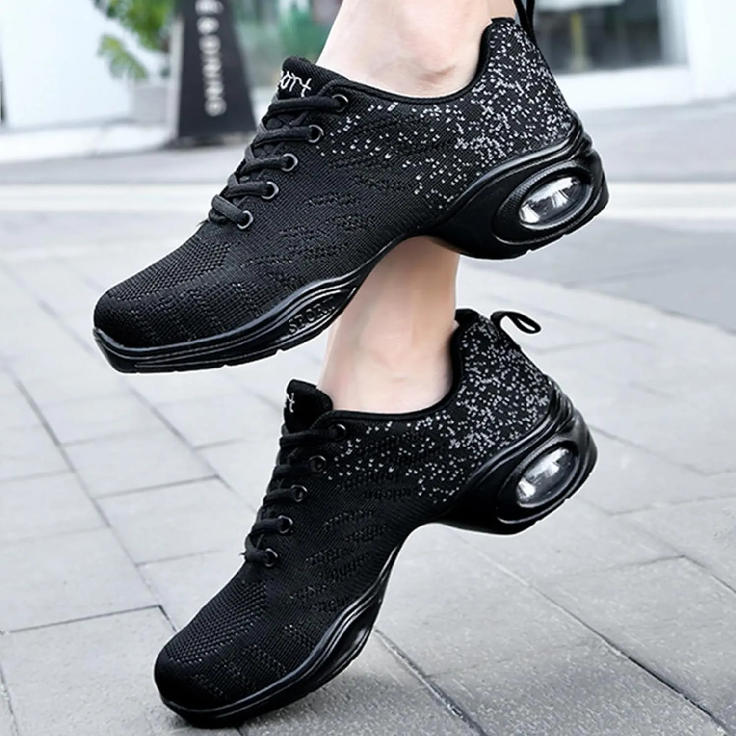ONAIC Practice Ballroom Dance Shoes for Womens Tango Shoes for Social Beginner Salsa Latin Dancing Wedding Party