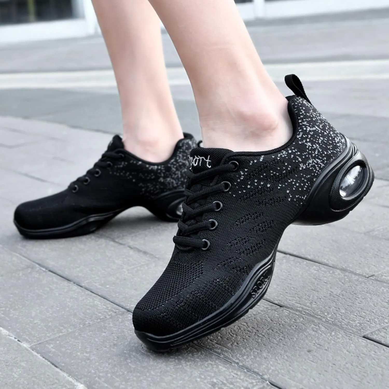 ONAIC Practice Ballroom Dance Shoes for Womens Tango Shoes for Social Beginner Salsa Latin Dancing Wedding Party