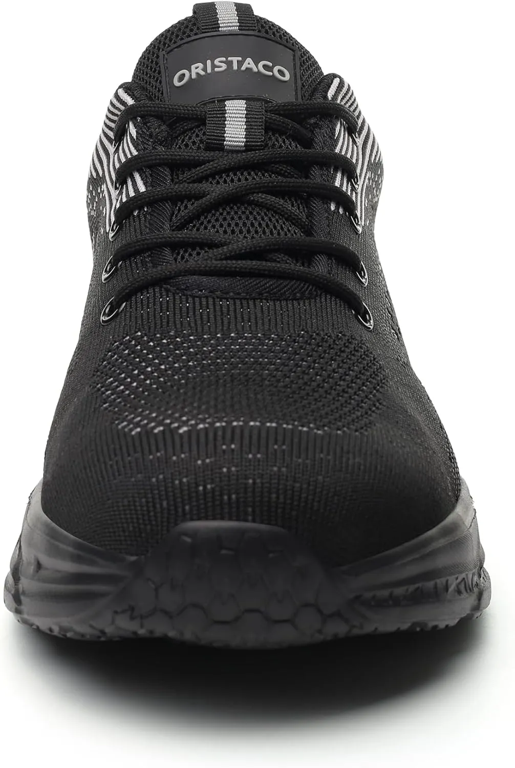 ORISTACO Steel Toe Work Safety Shoes, Breathable Lightweight Non-Slip Cushion