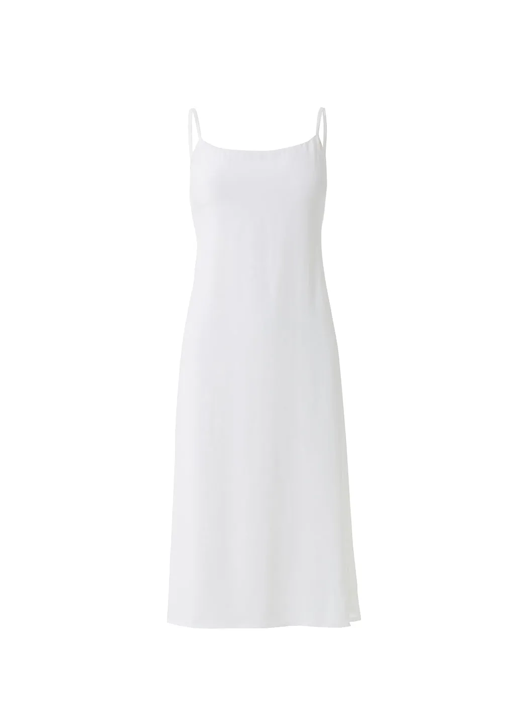 Primrose White Crepe Dress