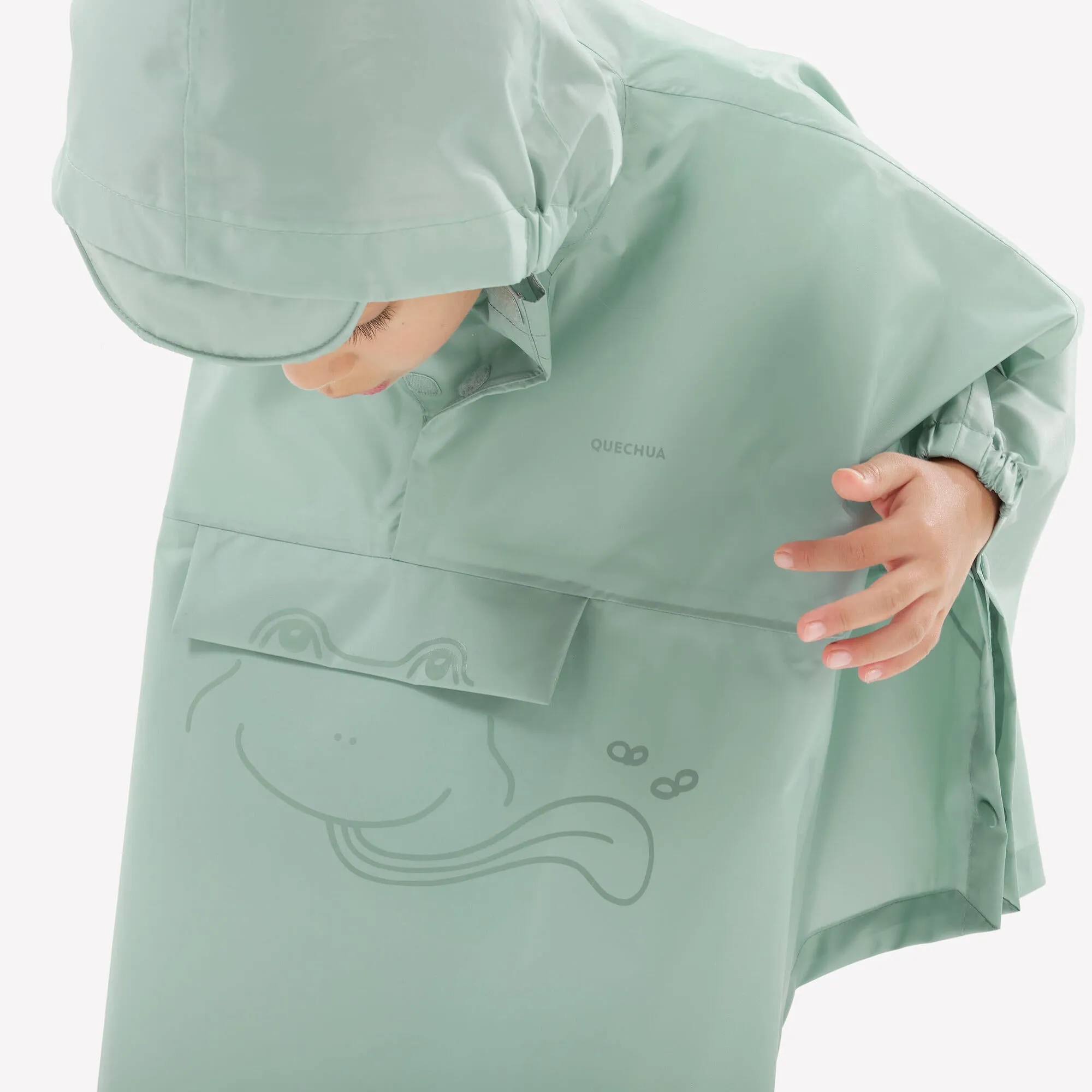 Quechua Kids MH100 Rain Poncho  Ages 26
