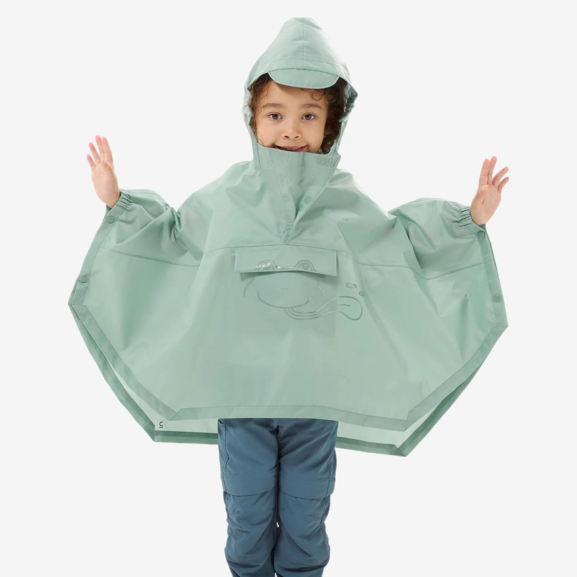 Quechua Kids MH100 Rain Poncho  Ages 26