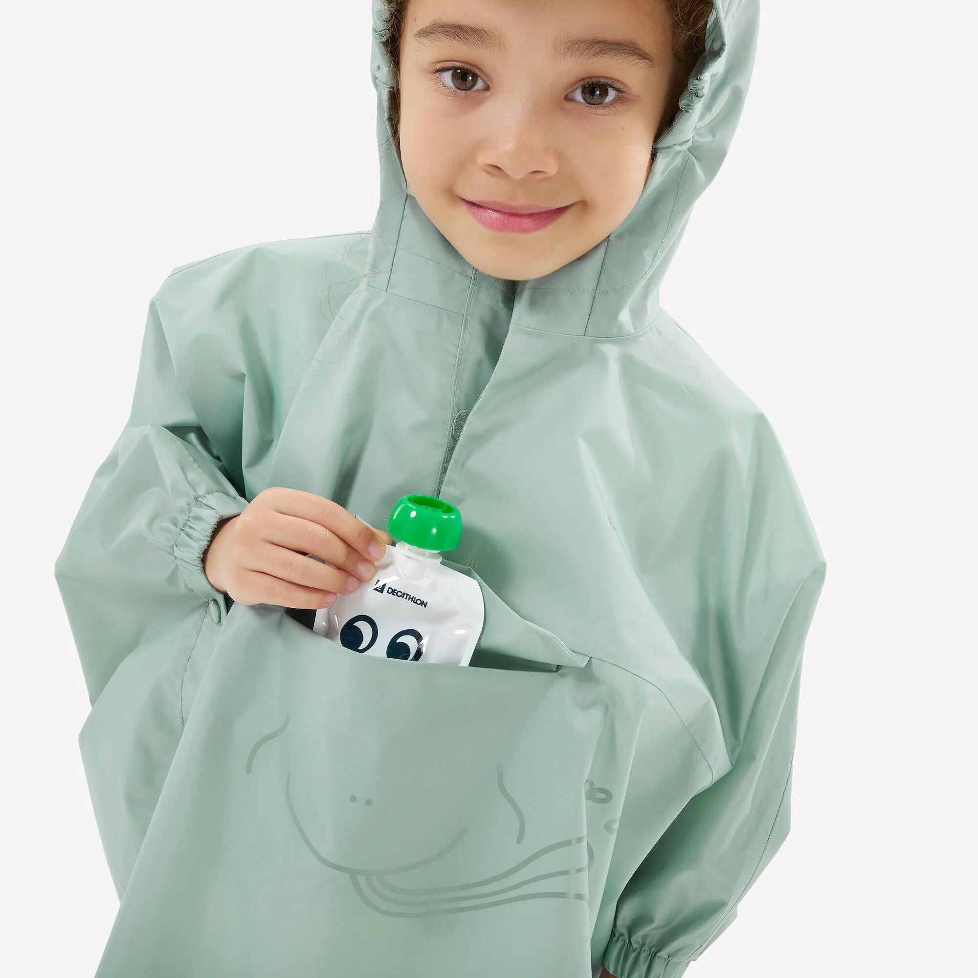 Quechua Kids MH100 Rain Poncho  Ages 26
