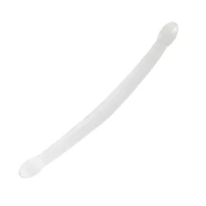 RealRock Crystal Clear Double Dong 17 Inch
