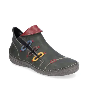 Rieker Womens Ankle Boot 72581-54 Forest Green