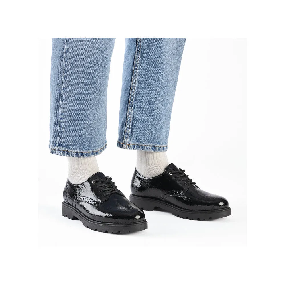 Rieker Womens Shoe 45502-00 Black