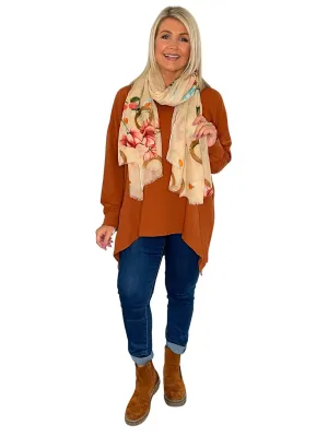 Sarah Plain Cotton Tunic Top