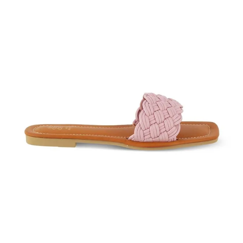 tresmode 231-ROYZA PINK SMART CASUAL FLATS EU/40 UK/7