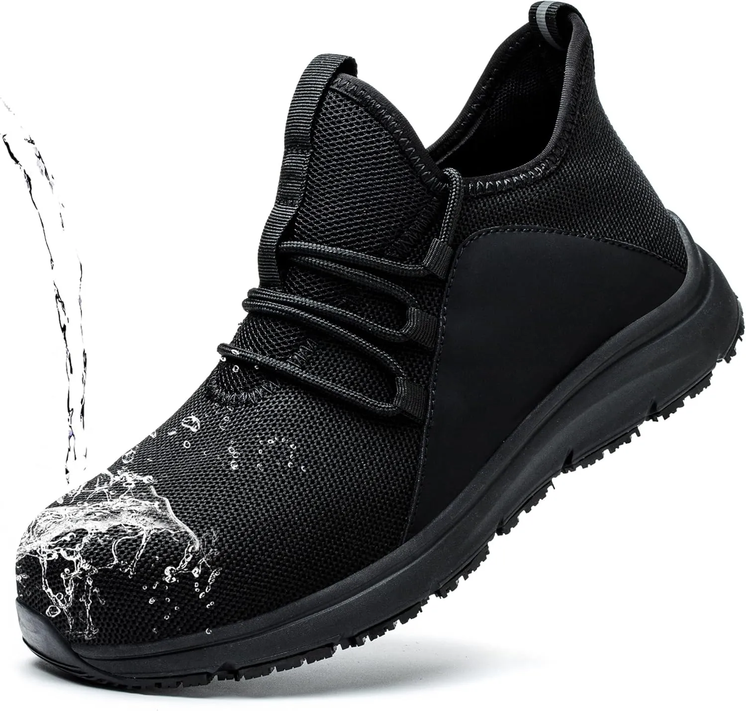 ulogu Steel Toe Shoes for Men WomenWaterproof Lightweight Roofing ShoeSafety Industrial Work Sneakers