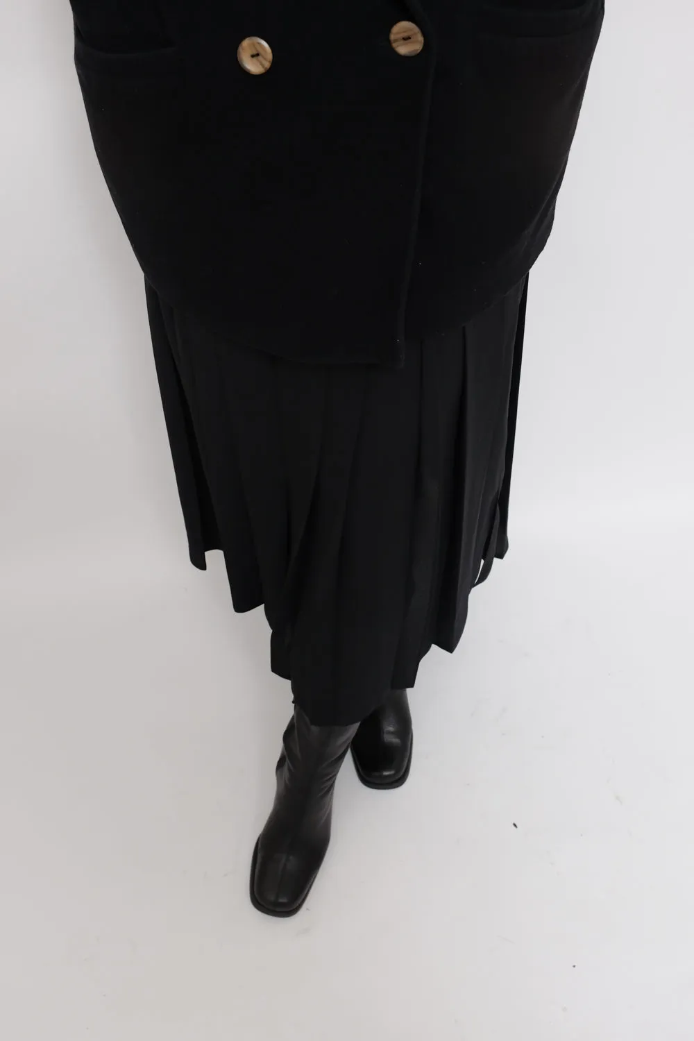 WARM VINTAGE 39 BLACK LEATHER BOOTS