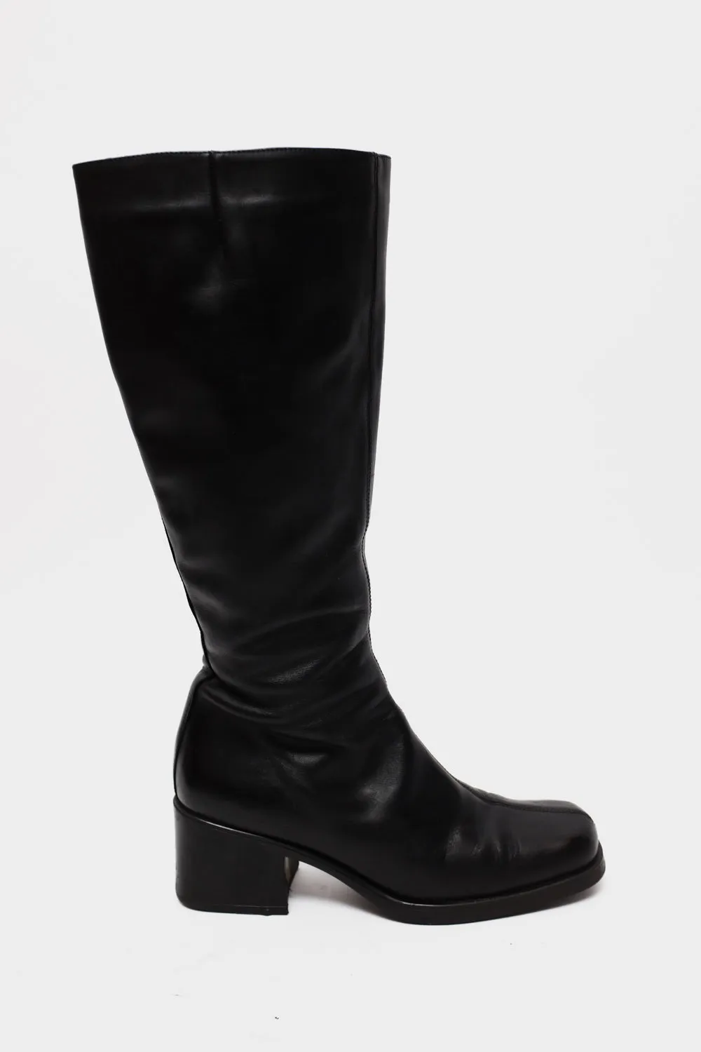 WARM VINTAGE 39 BLACK LEATHER BOOTS