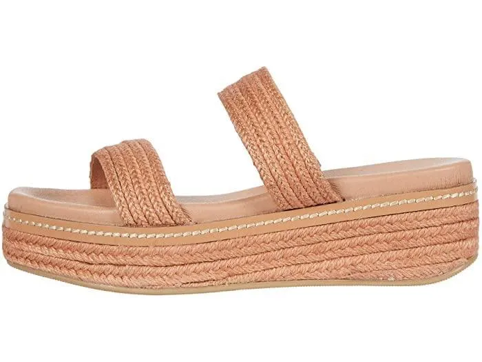 Zion Espadrille Wedge Sandal in Clay Jute